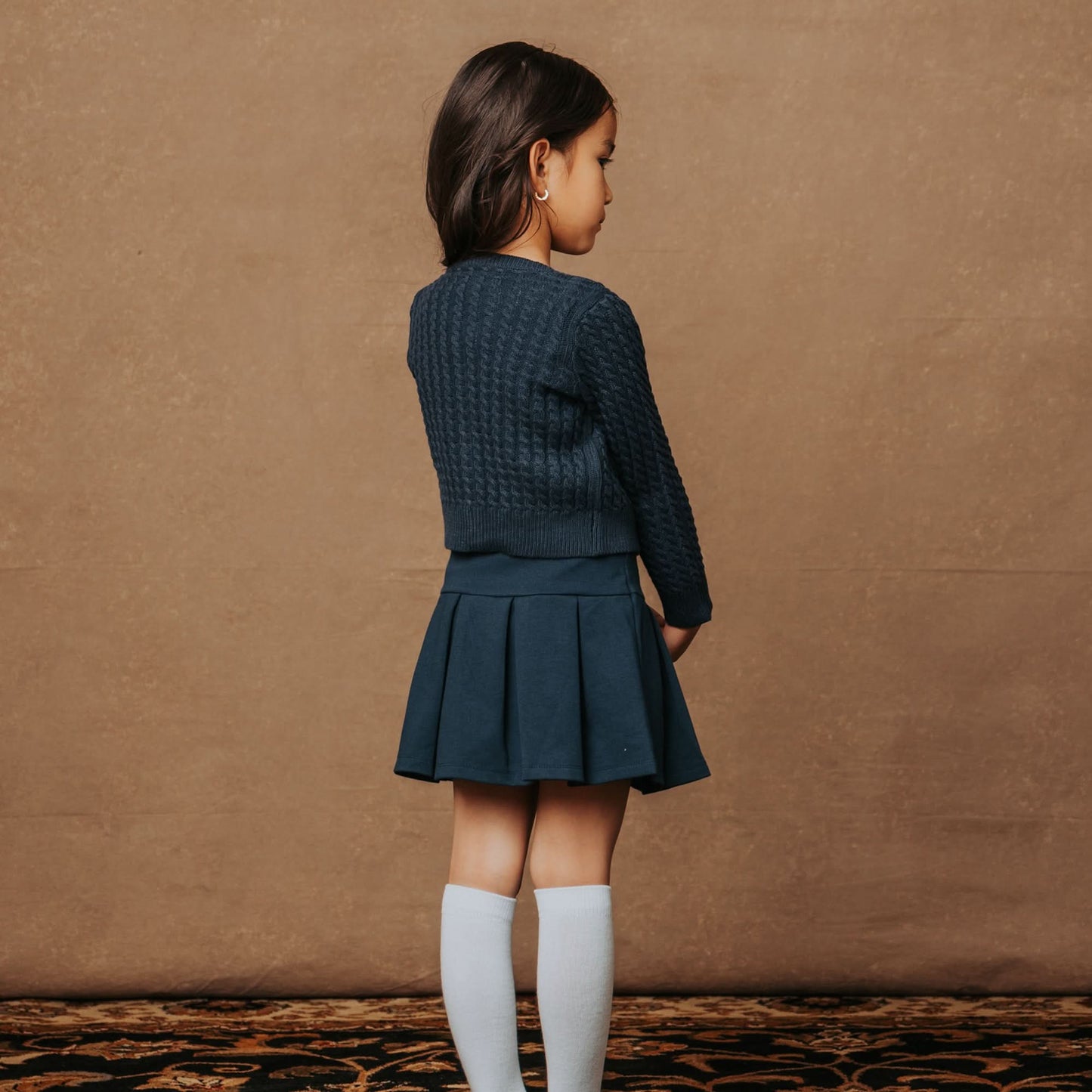 Point Waist Skirt Baby Blue