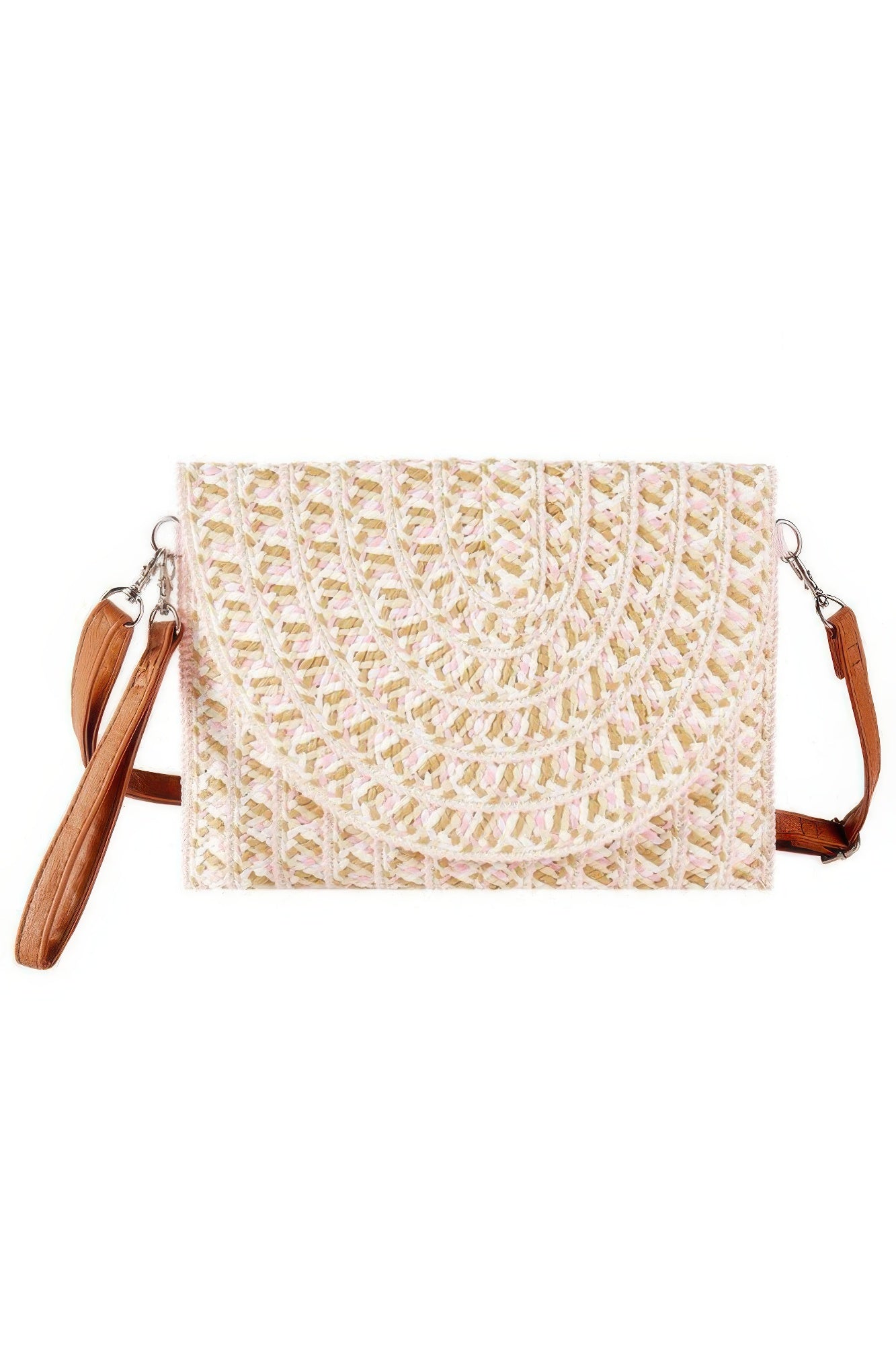 CALA MOLÍ Straw Clutch & Crossbody Bag