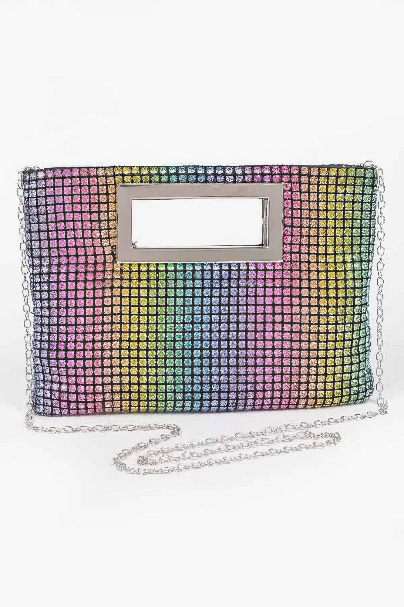 TRIBECA Rhinestone Flat Clutch