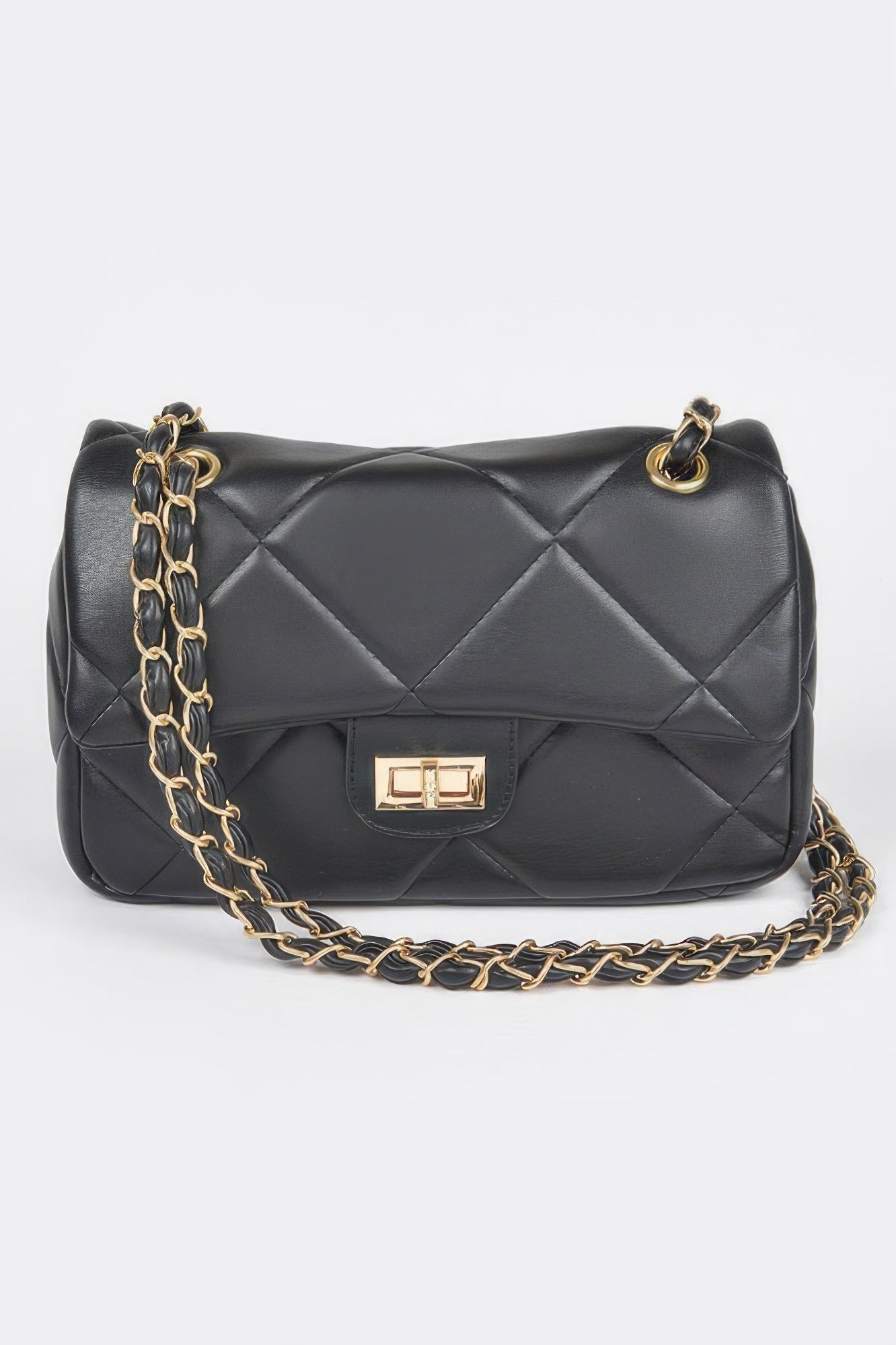 LITTLE ITALY Rhinestone Heart Clutch