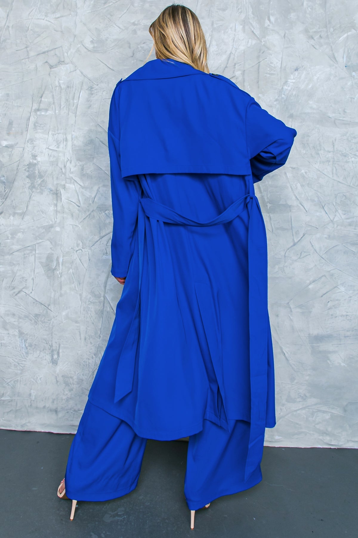 Boss Babe Woven Trench Coat