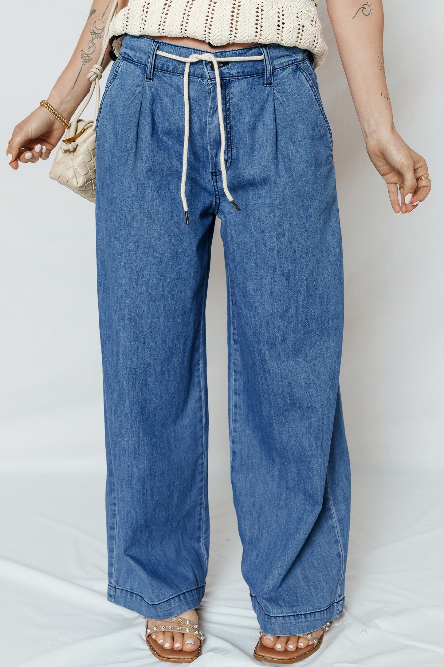 Oakleigh On Wide Leg Jeans-2