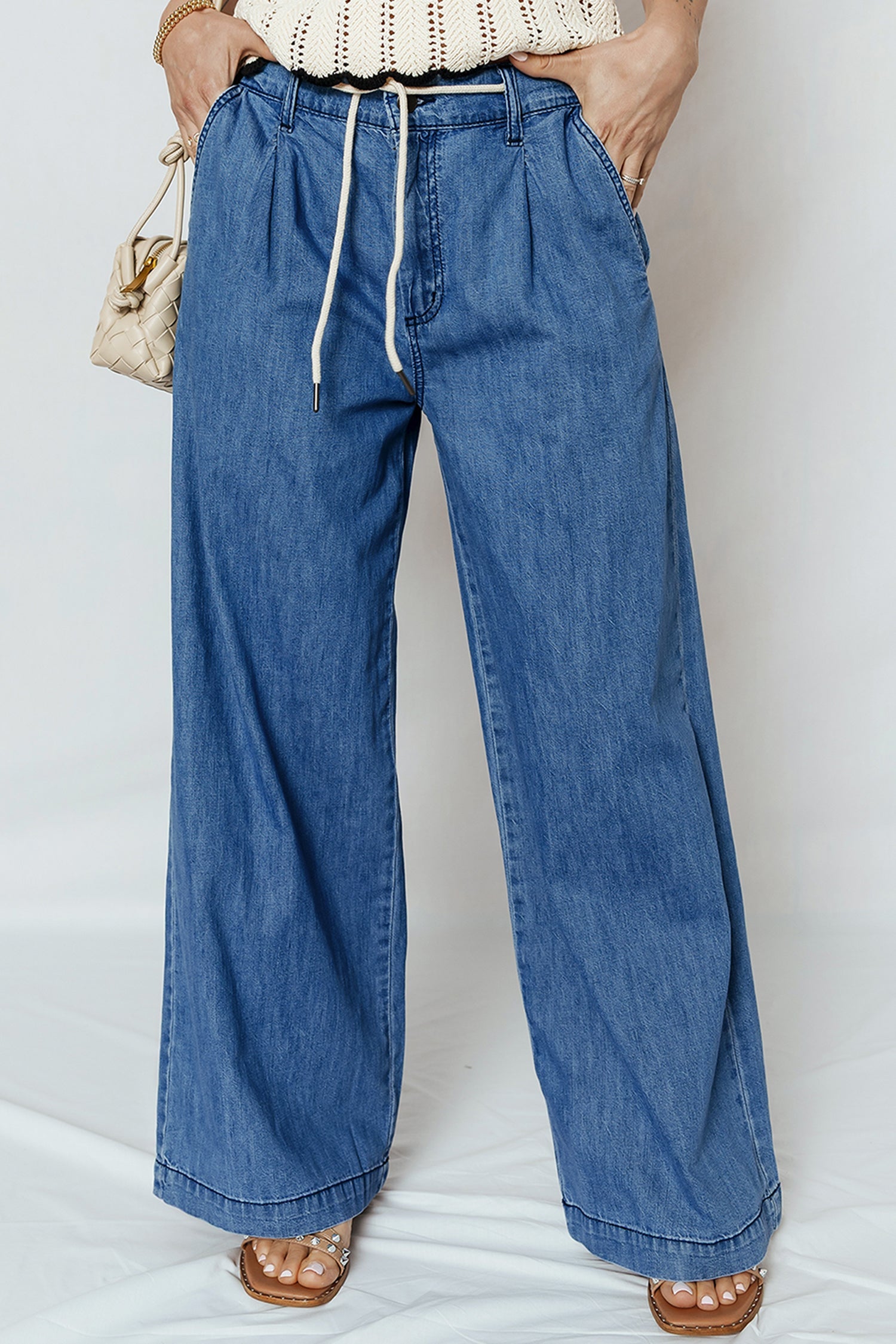 Oakleigh On Wide Leg Jeans-0