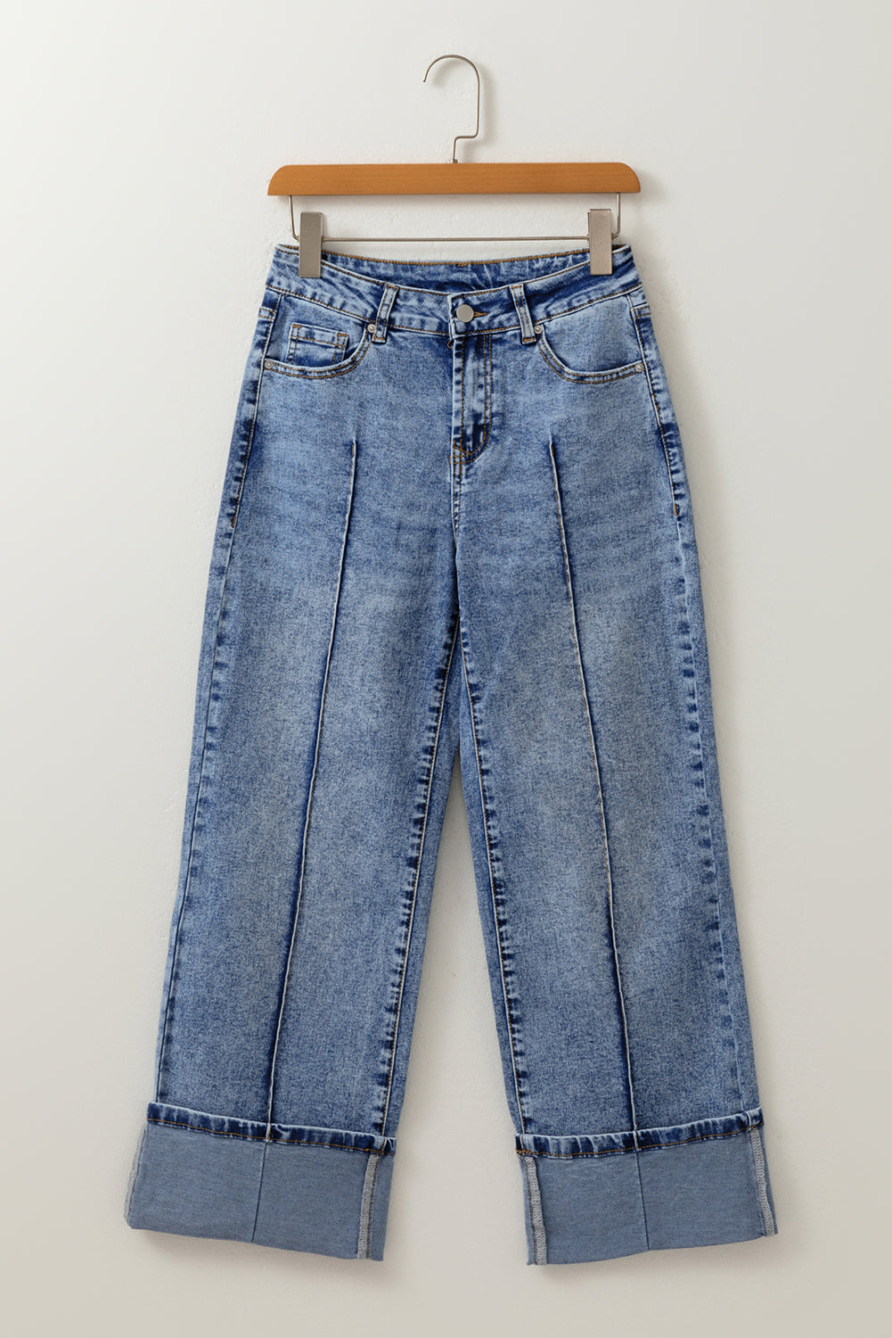 Aria Straight High Waist Jeans-0