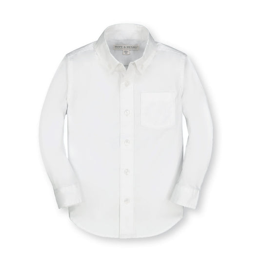 Organic Stretch Poplin Button Down Shirt