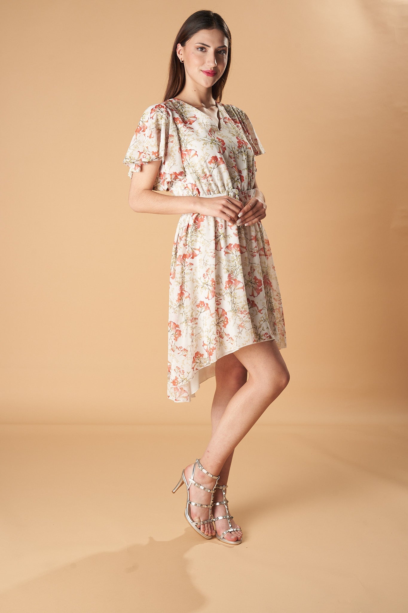 Cádiz Short Dress | Lightweight Crêpe Occasion Dress