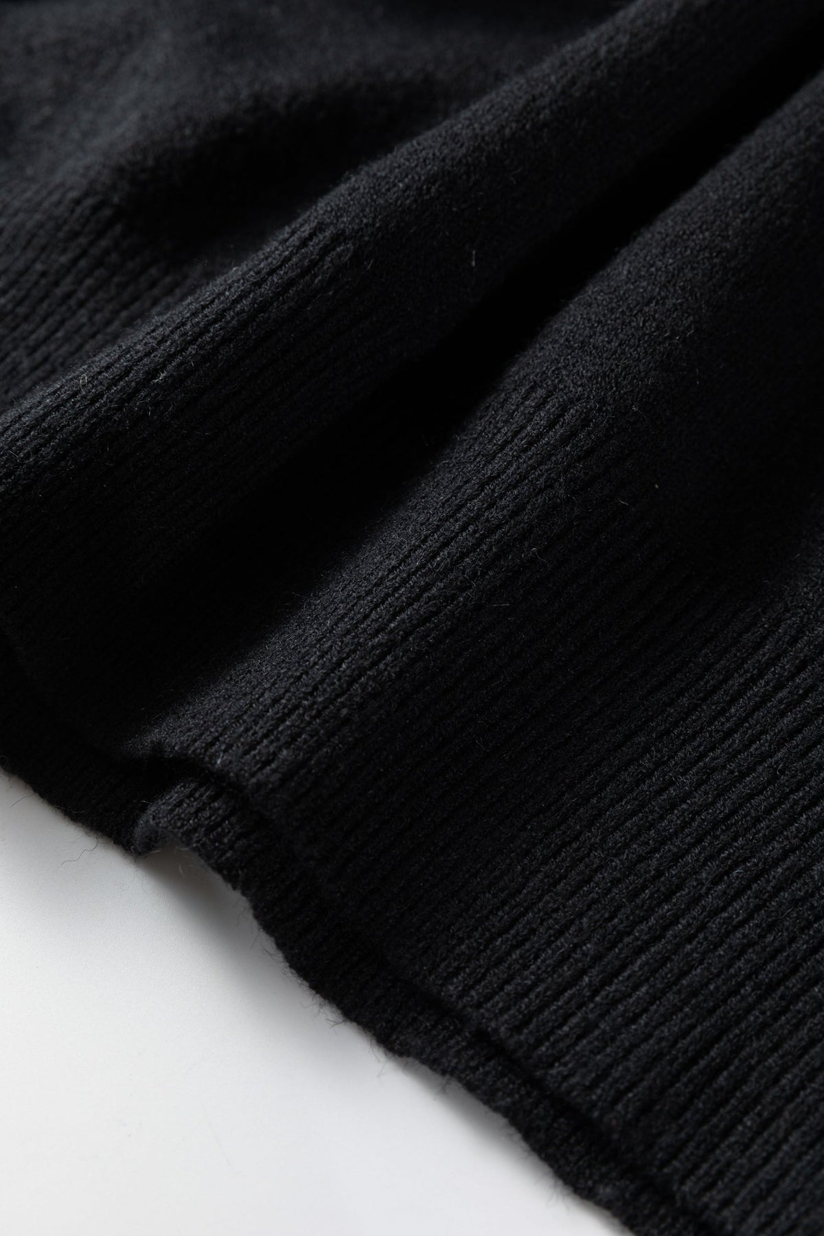 Solid High Neck Sweater and Pleated Mini Skirt Set