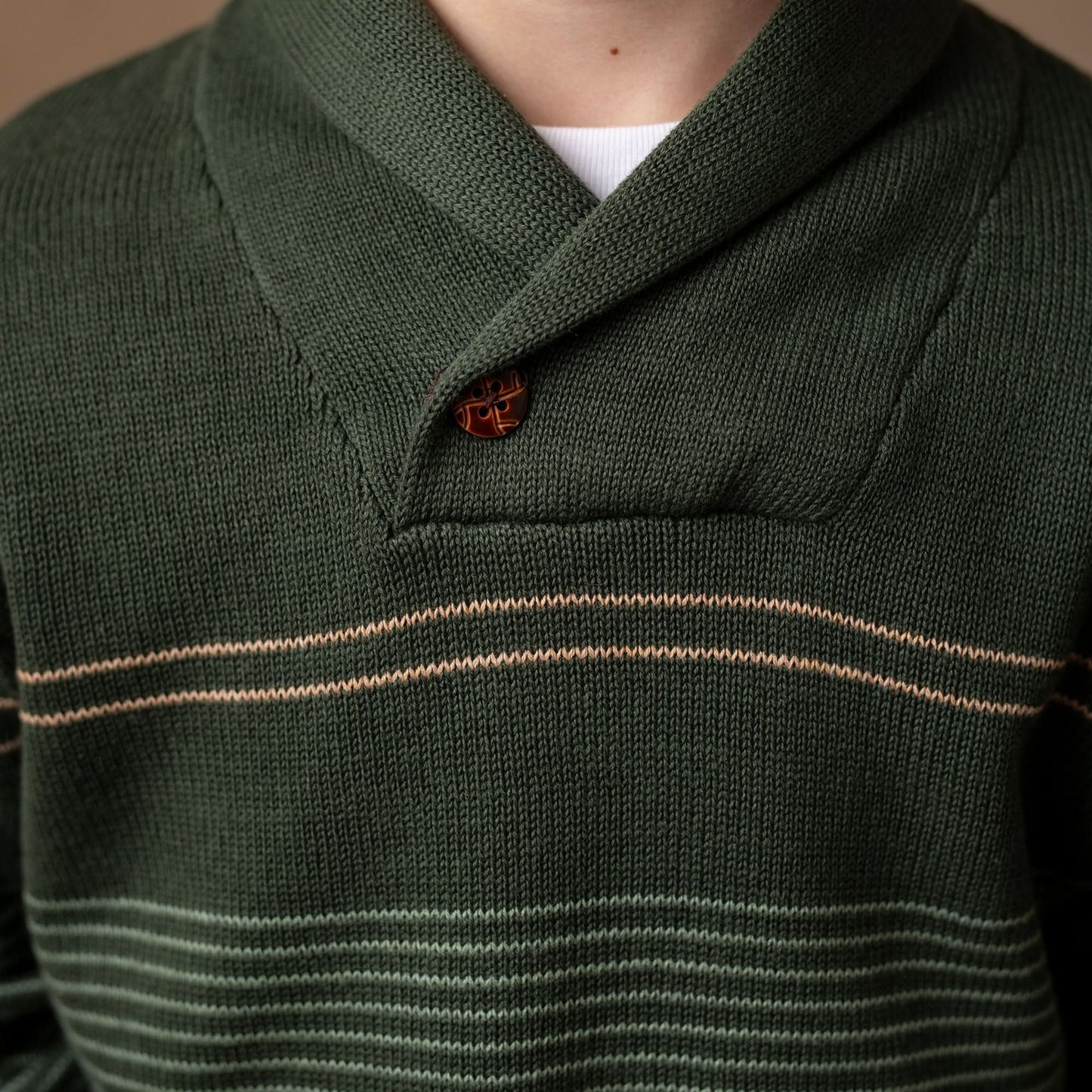 Organic Shawl Collar Sweater