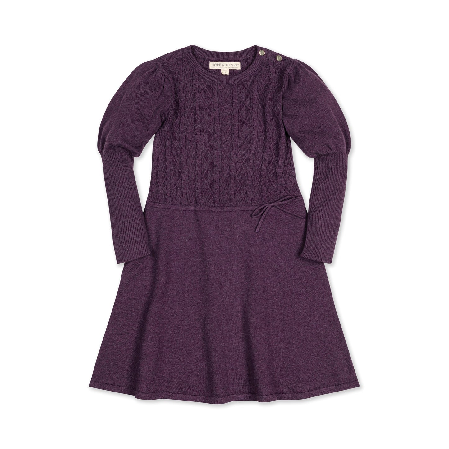 Cable Bodice Sweater Dress - Baby