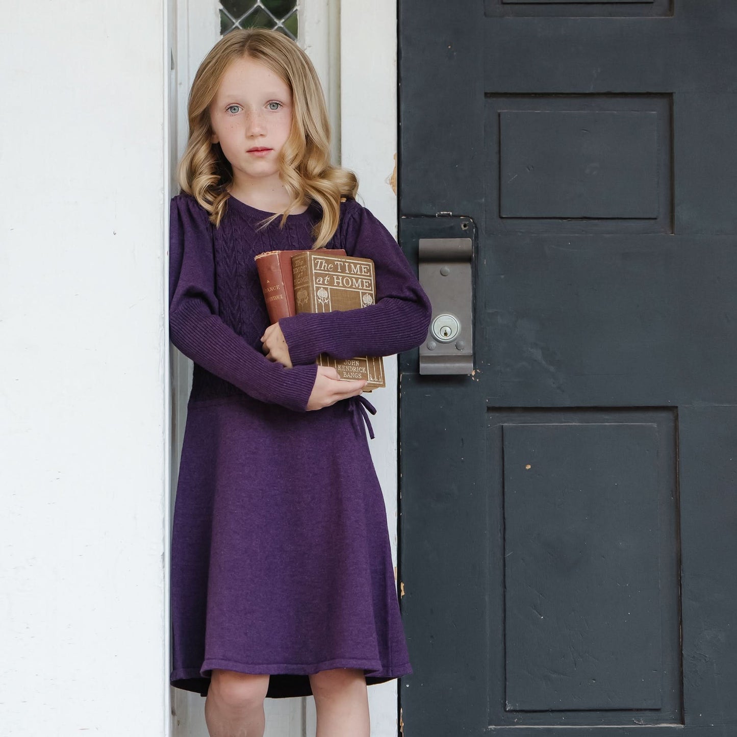 Cable Bodice Sweater Dress - Baby