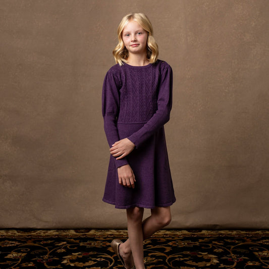 Cable Bodice Sweater Dress - Baby