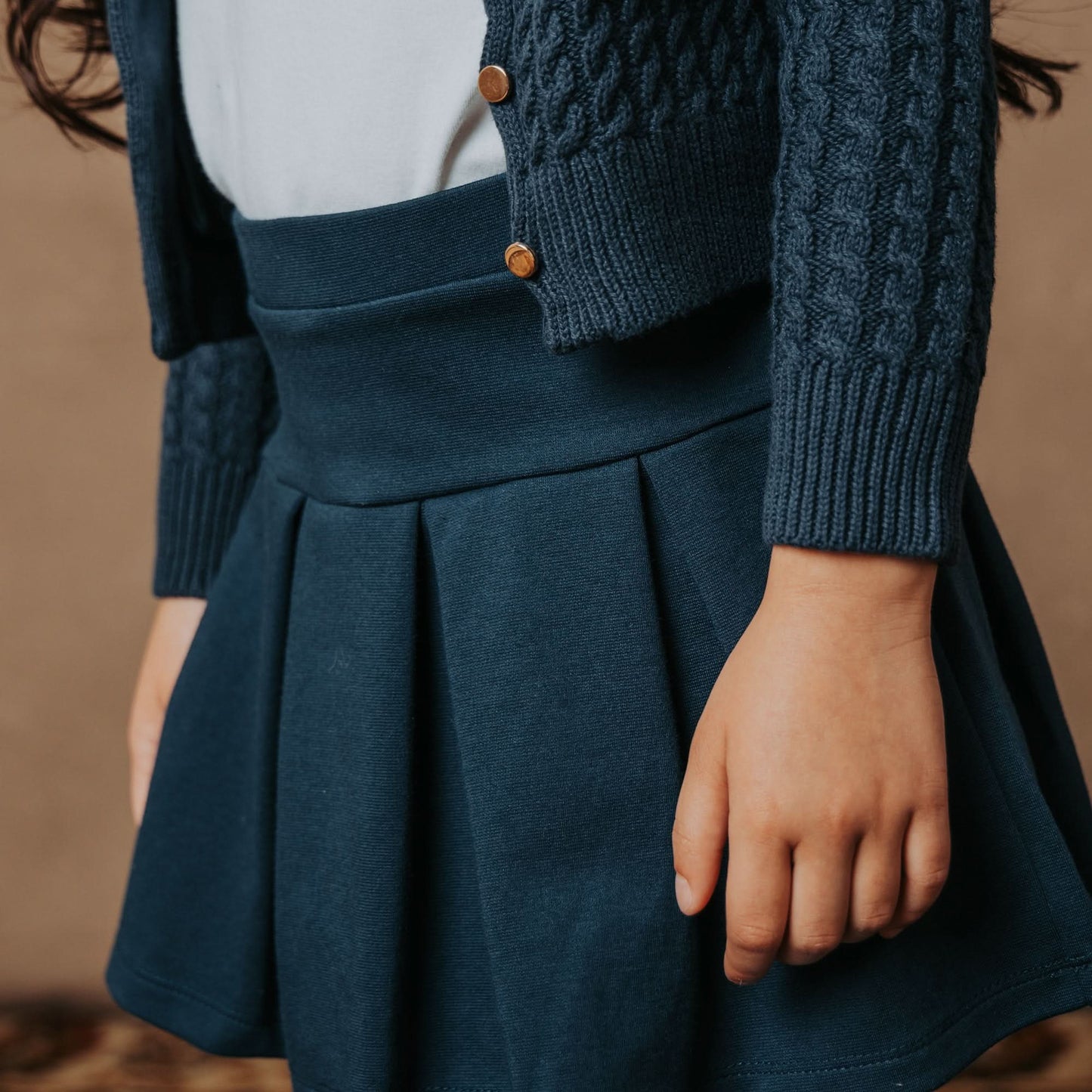 Point Waist Skirt Baby Blue