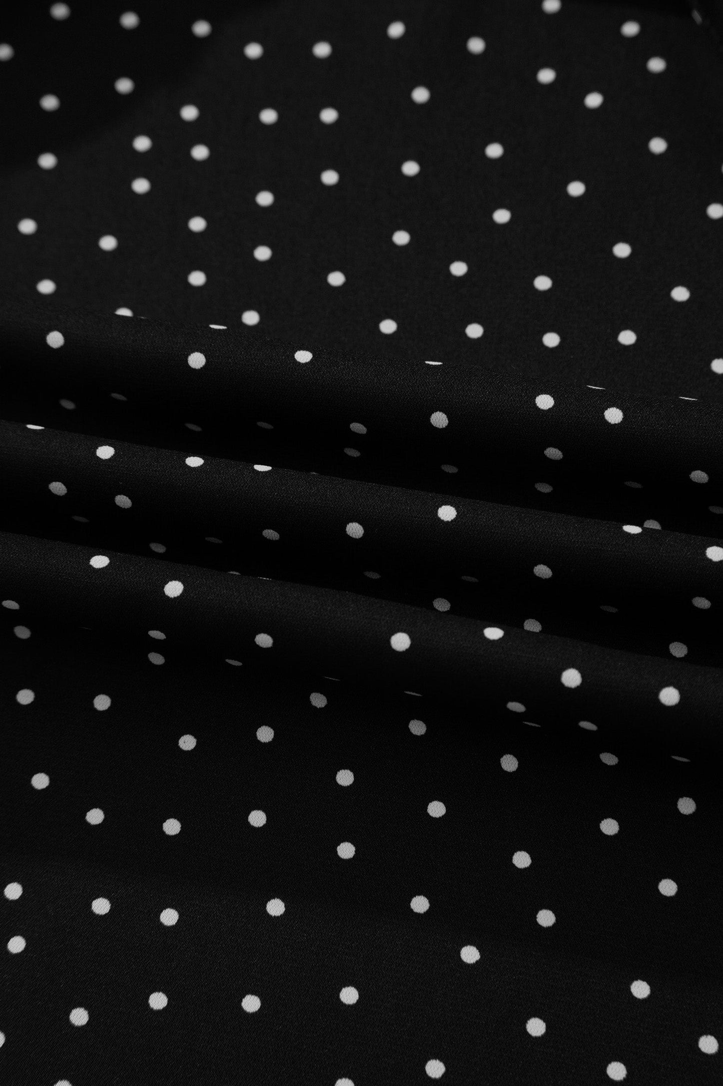 Polka Dot Lace Trim Wrap Mini Dress