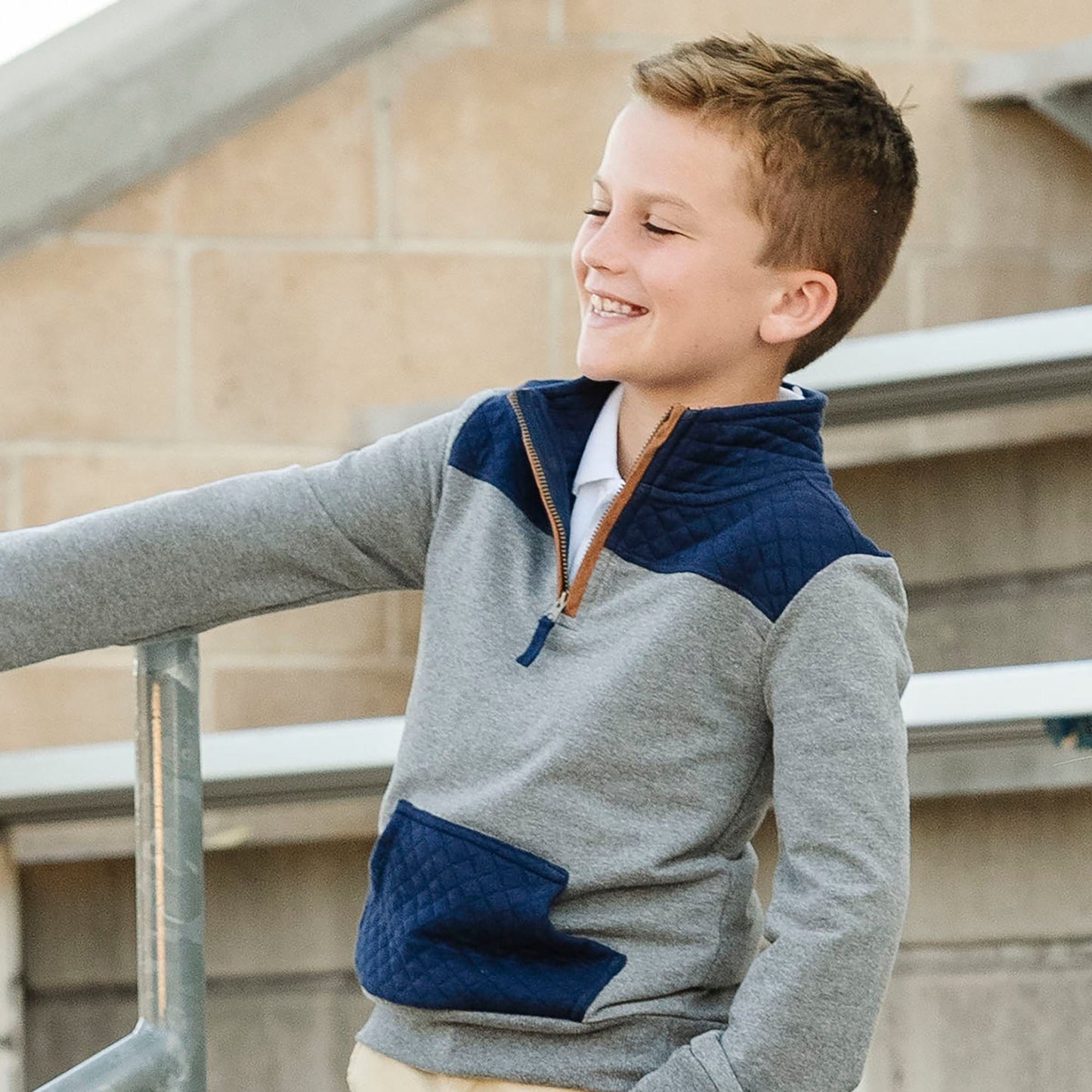 Organic Half Zip Sweater