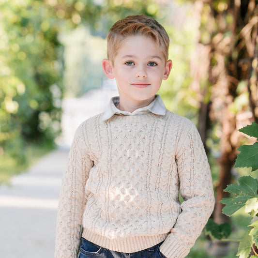 Organic Fisherman sweater