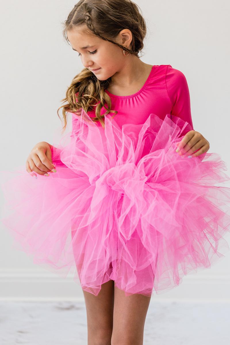 Hot Pink 3/4 Tank Tutu Leotard