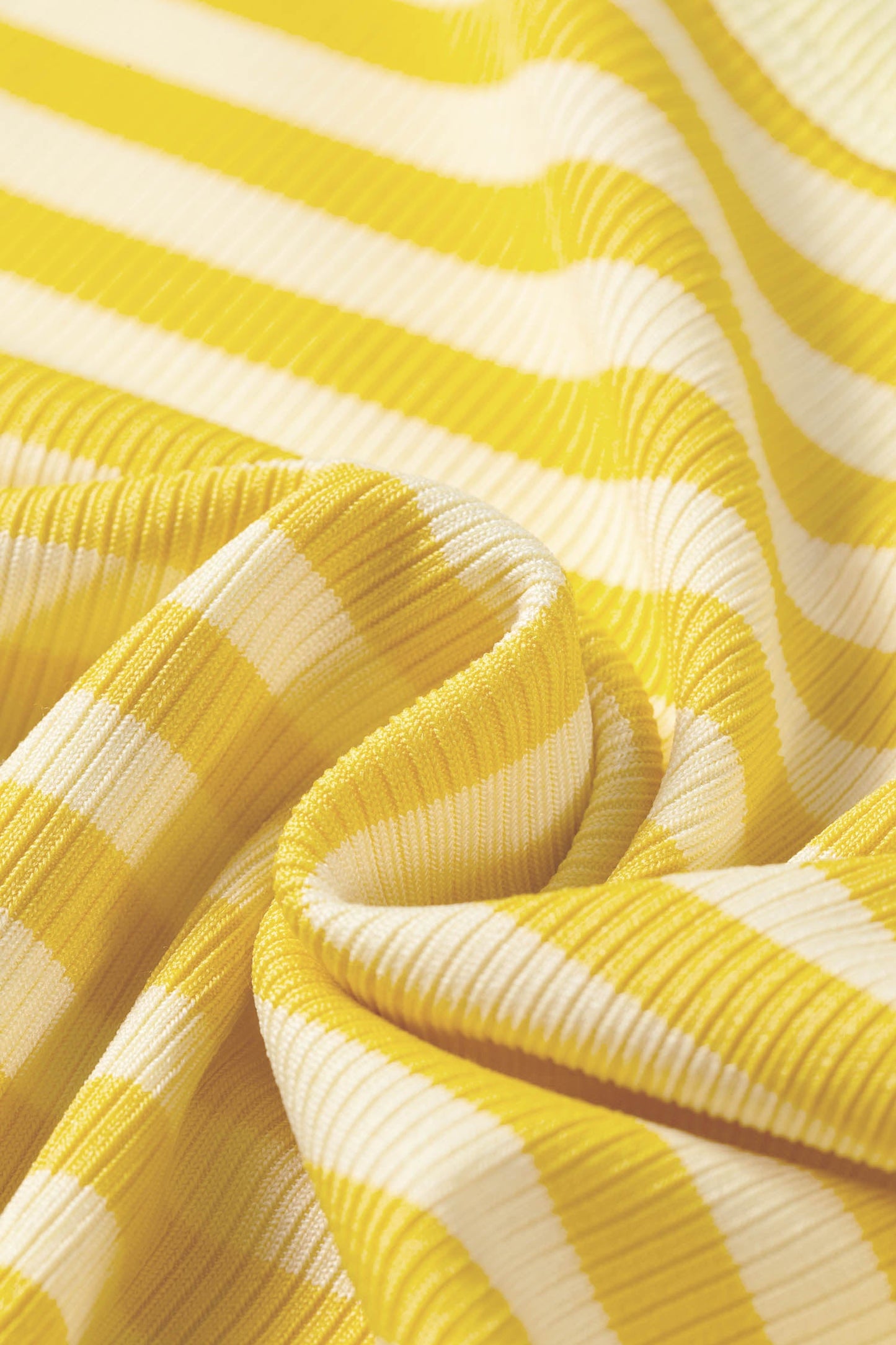 Stripe Ribbed Knit Sleeveless Tank Top