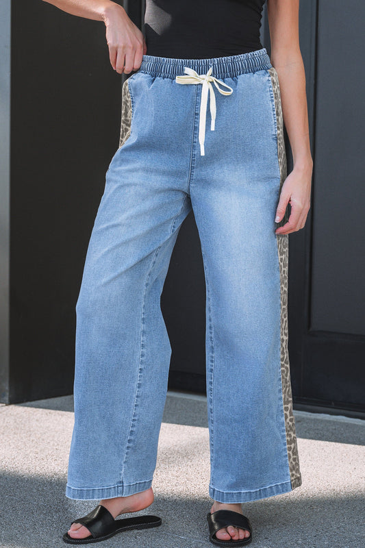 Avianna Panel Wide Leg Jeans-0