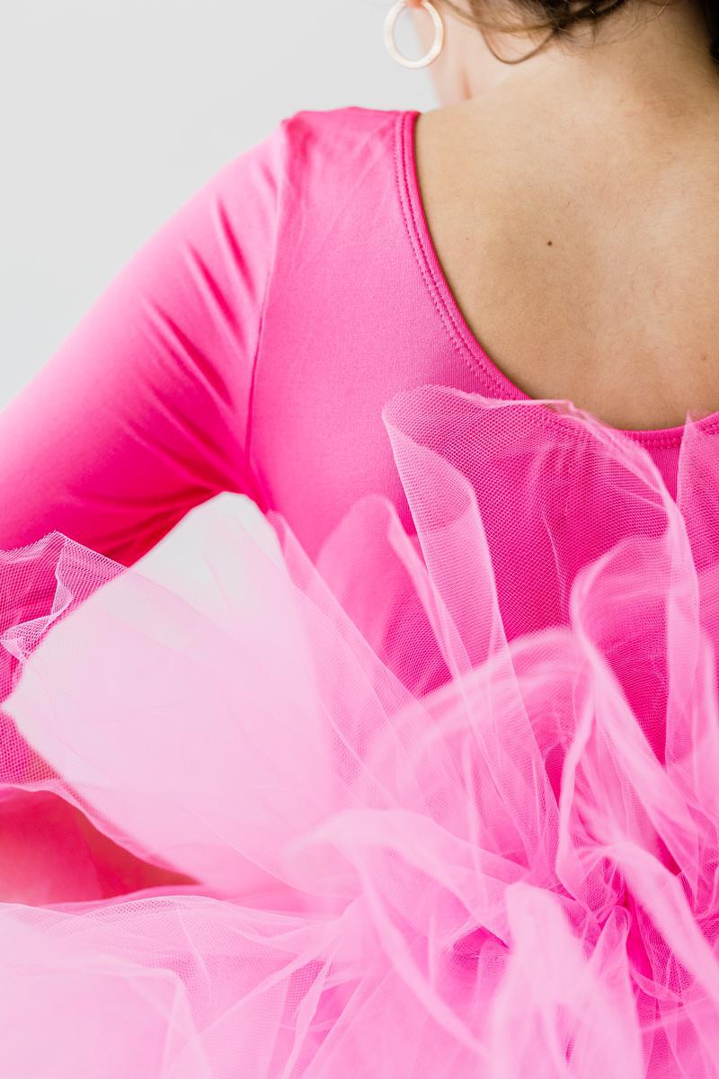 Hot Pink 3/4 Tank Tutu Leotard