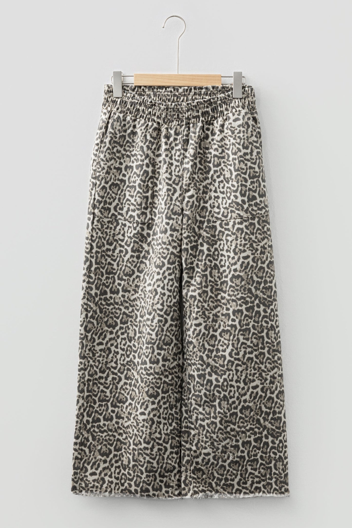 Rivka Leopard Print Loose Pull-On Jeans