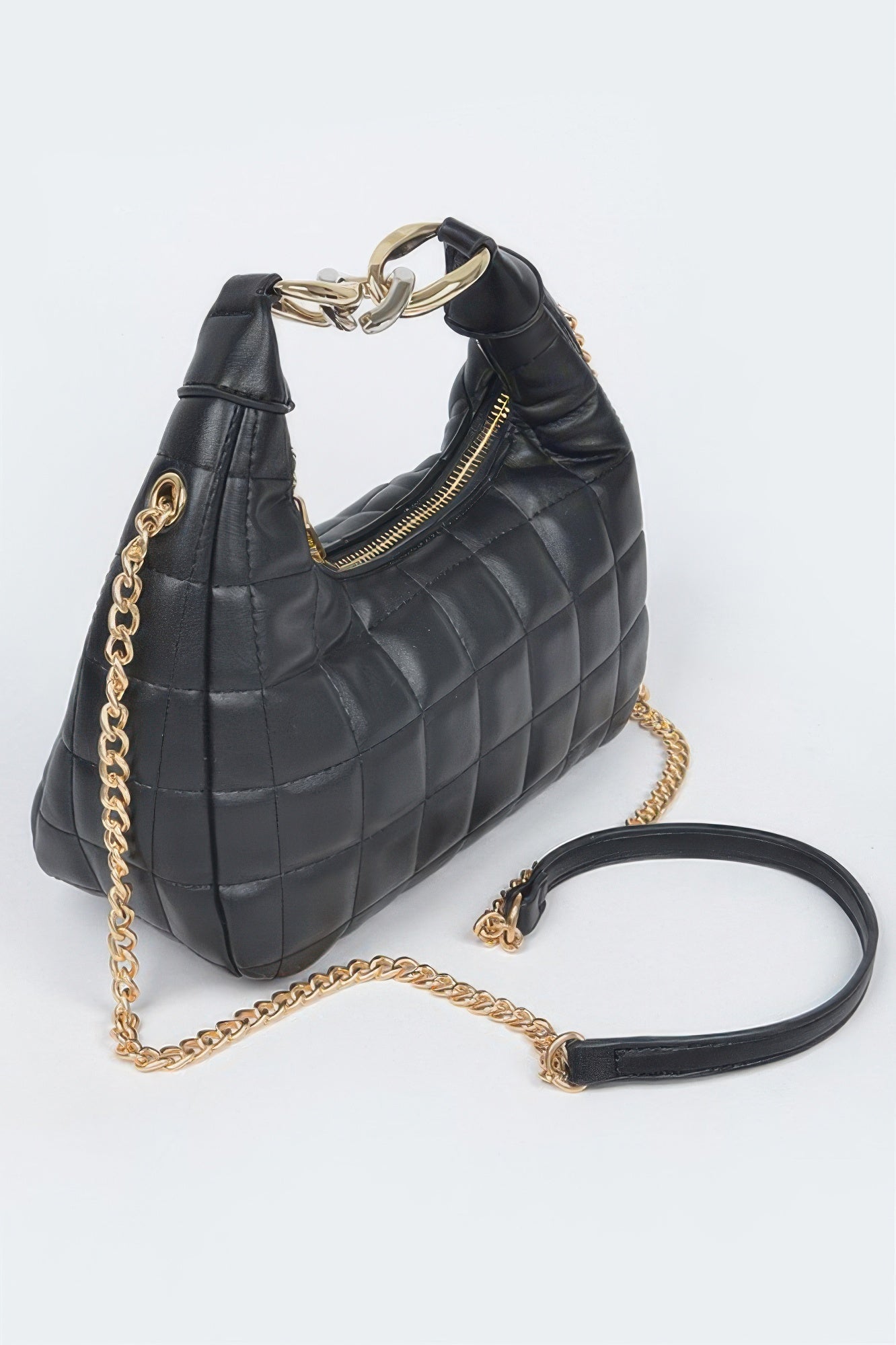 ASTOR Quilted Hobo Bag