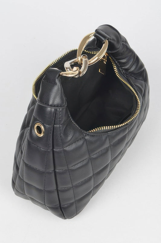 ASTOR Quilted Hobo Bag