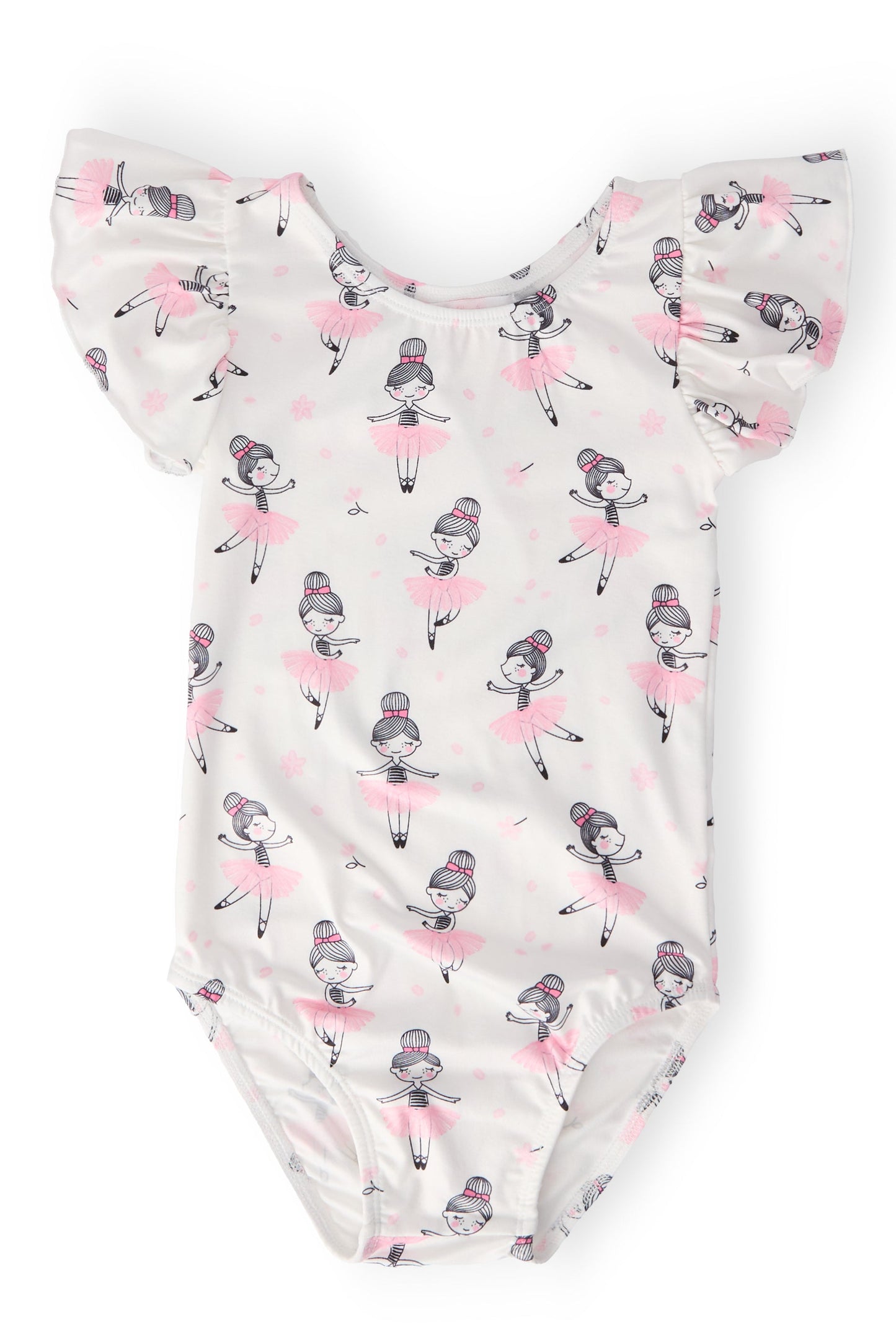 Ballerina Flutter Sleeve Leotard