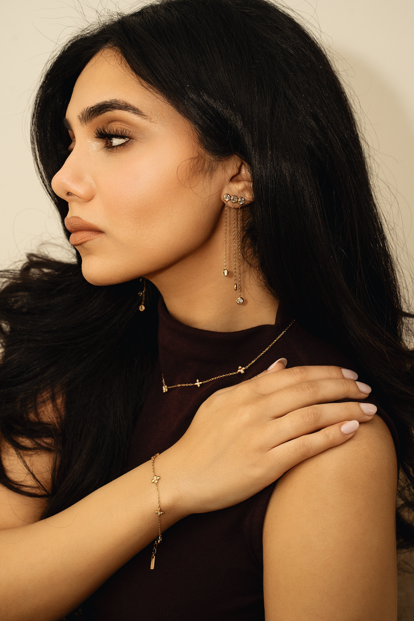 Amalfi Floral Charm Necklace