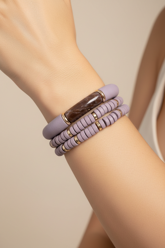 CHELSEA Double Layered Bead Bracelet