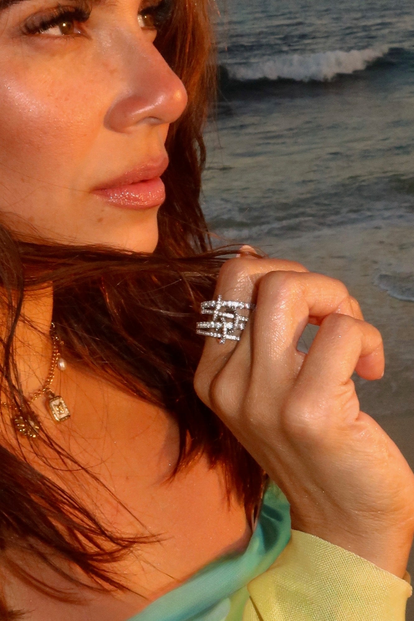 Abiha Infinity Pavé Ring