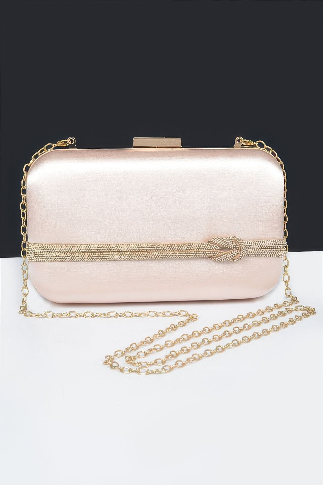 GRAMERCY Satin Frame Clutch