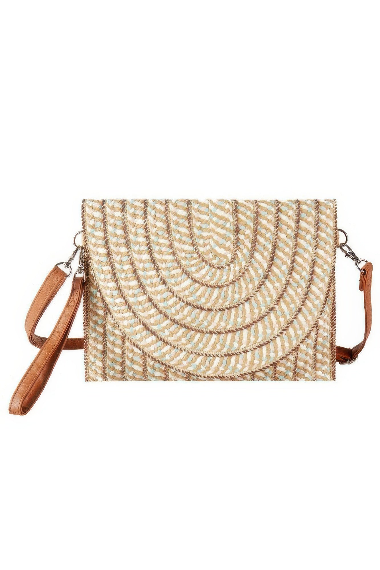 CALA MOLÍ Straw Clutch & Crossbody Bag