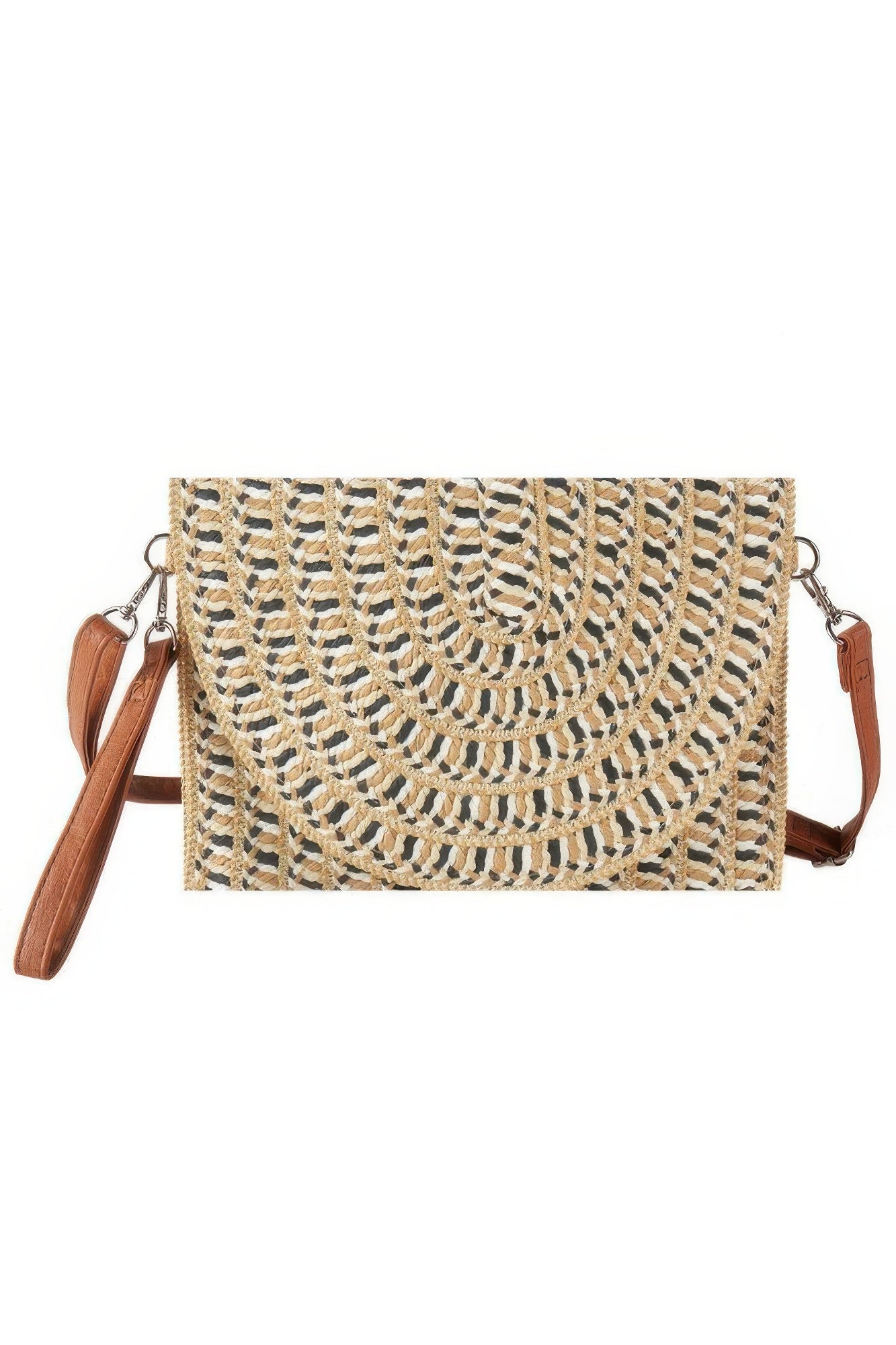 CALA MOLÍ Straw Clutch & Crossbody Bag