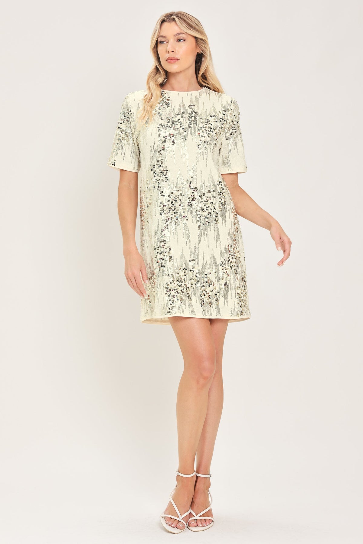 NOIR & IVORY STATEMENT MINI DRESS