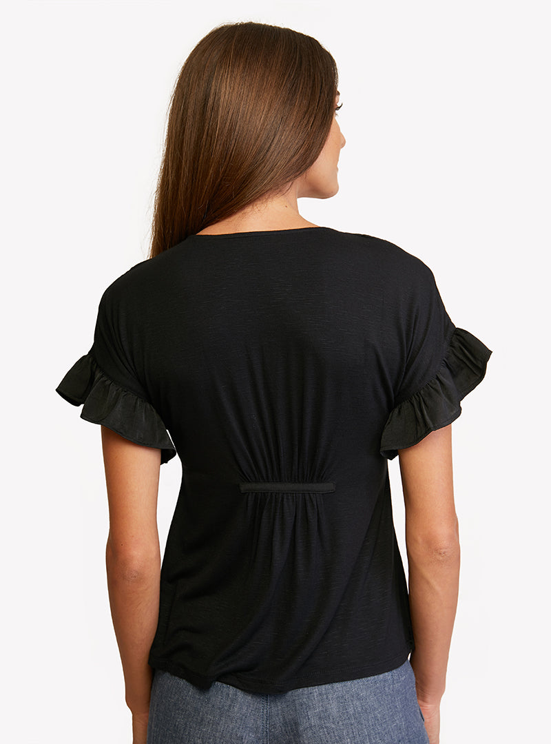 Mademoiselle Silky Top - Black