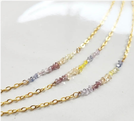 Sunrise Herkimer Diamond Necklace