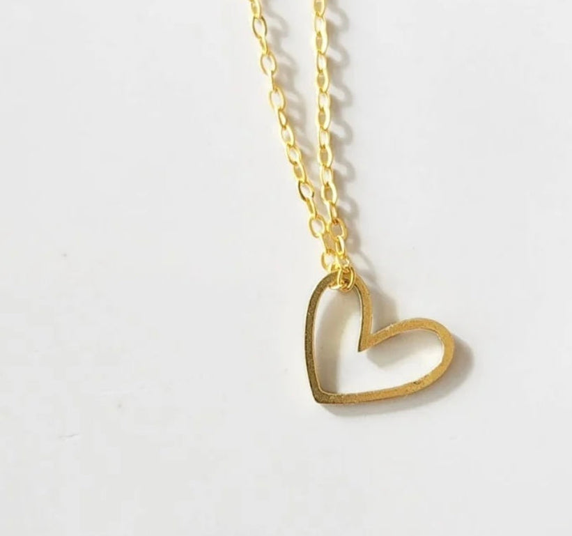 Open Heart Necklace
