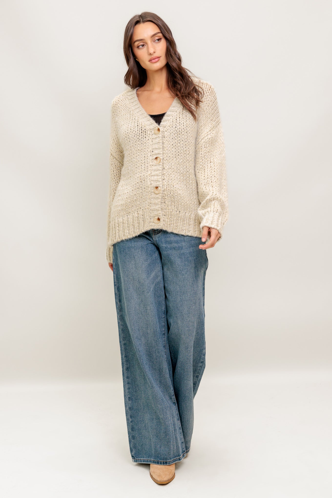 Weekend Warmth Sweater Knit Cardigan