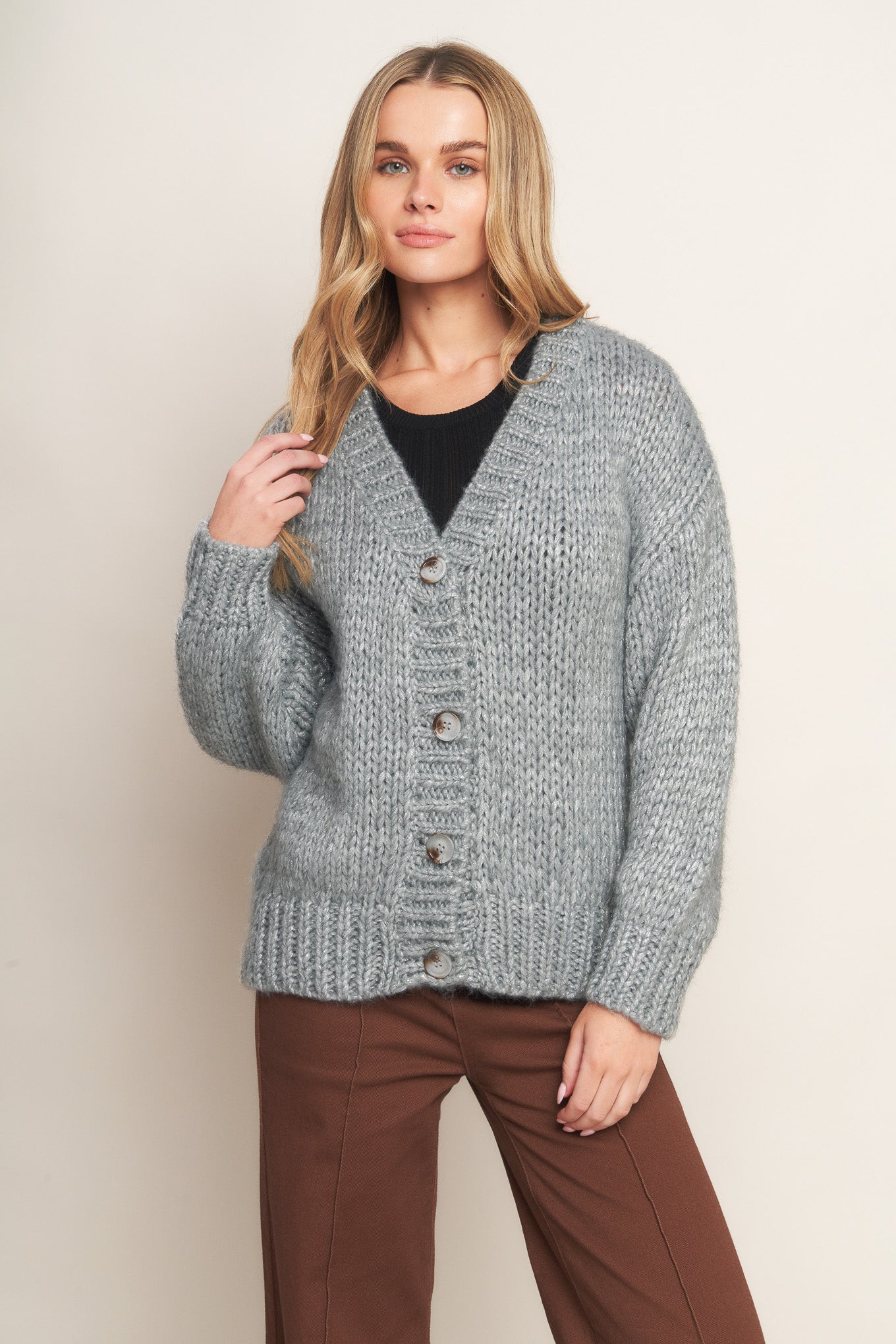 Weekend Warmth Sweater Knit Cardigan