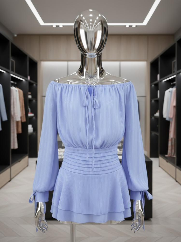 CHELSEA Lilac Serenity Blouse