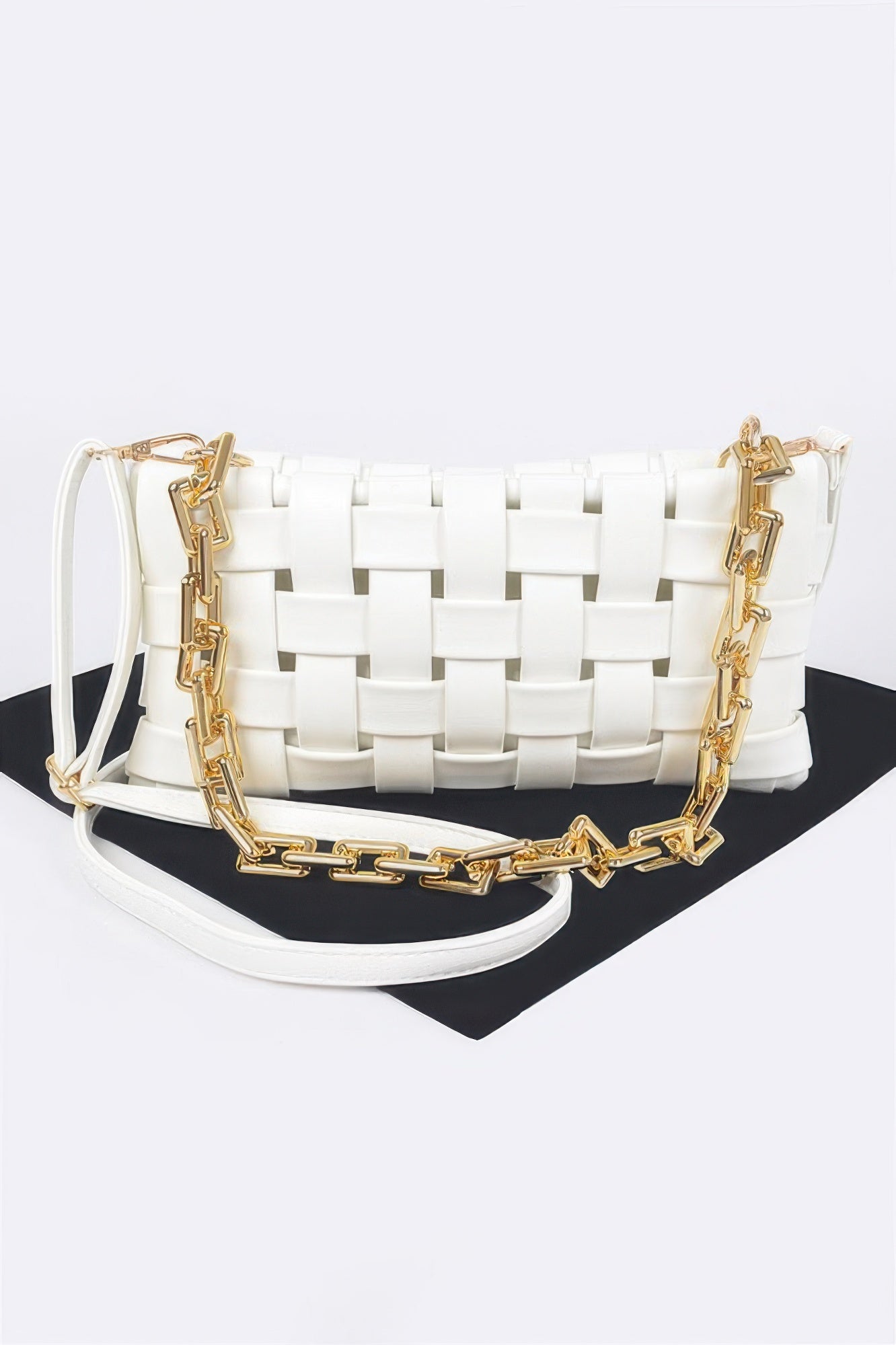 MALIBU Braided Chain Crossbody Bag