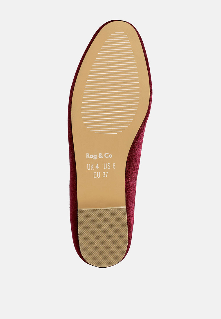Malta Penny Strap Velvet Loafers