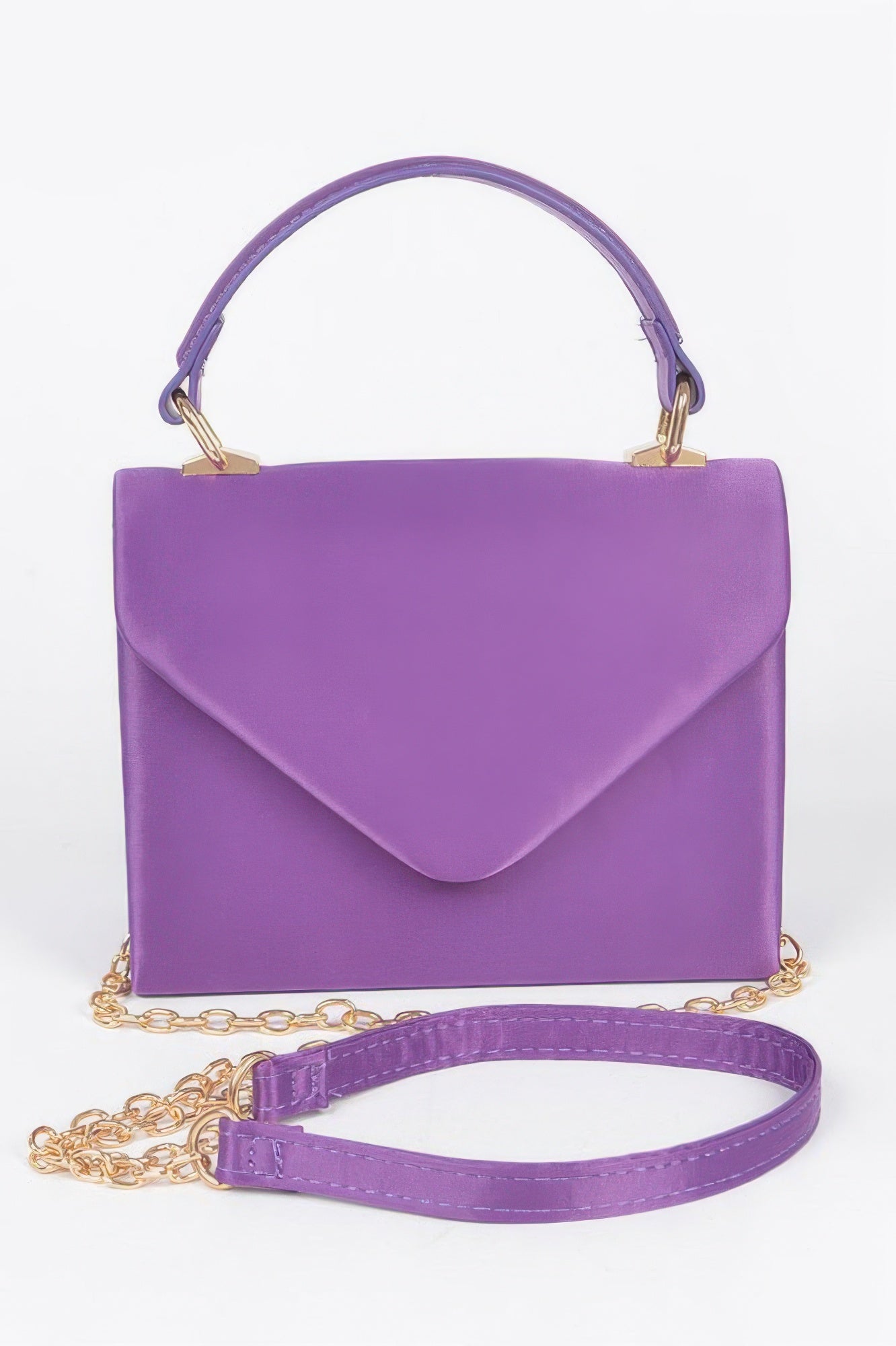 NOLITA Satin Top Handle Flap Bag