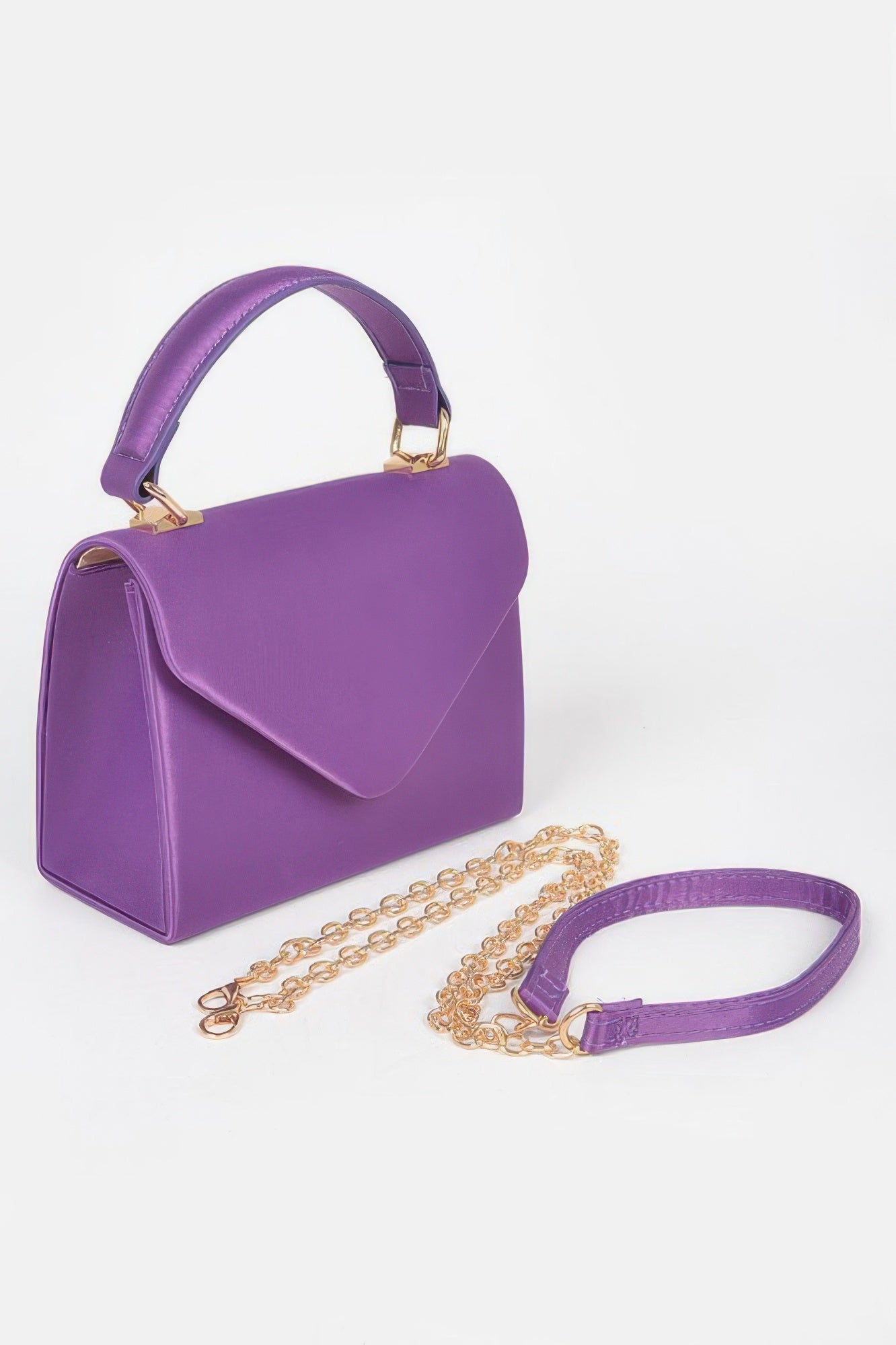 NOLITA Satin Top Handle Flap Bag
