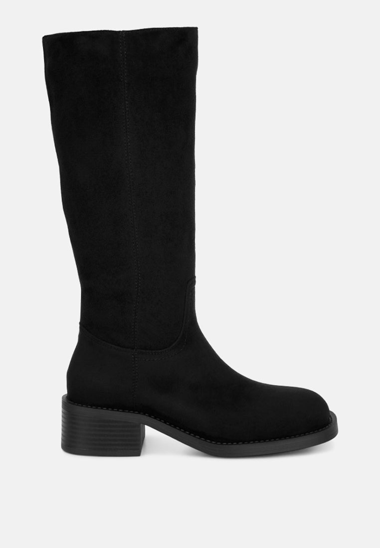 Pinasa Classic Square Toe Calf Boots