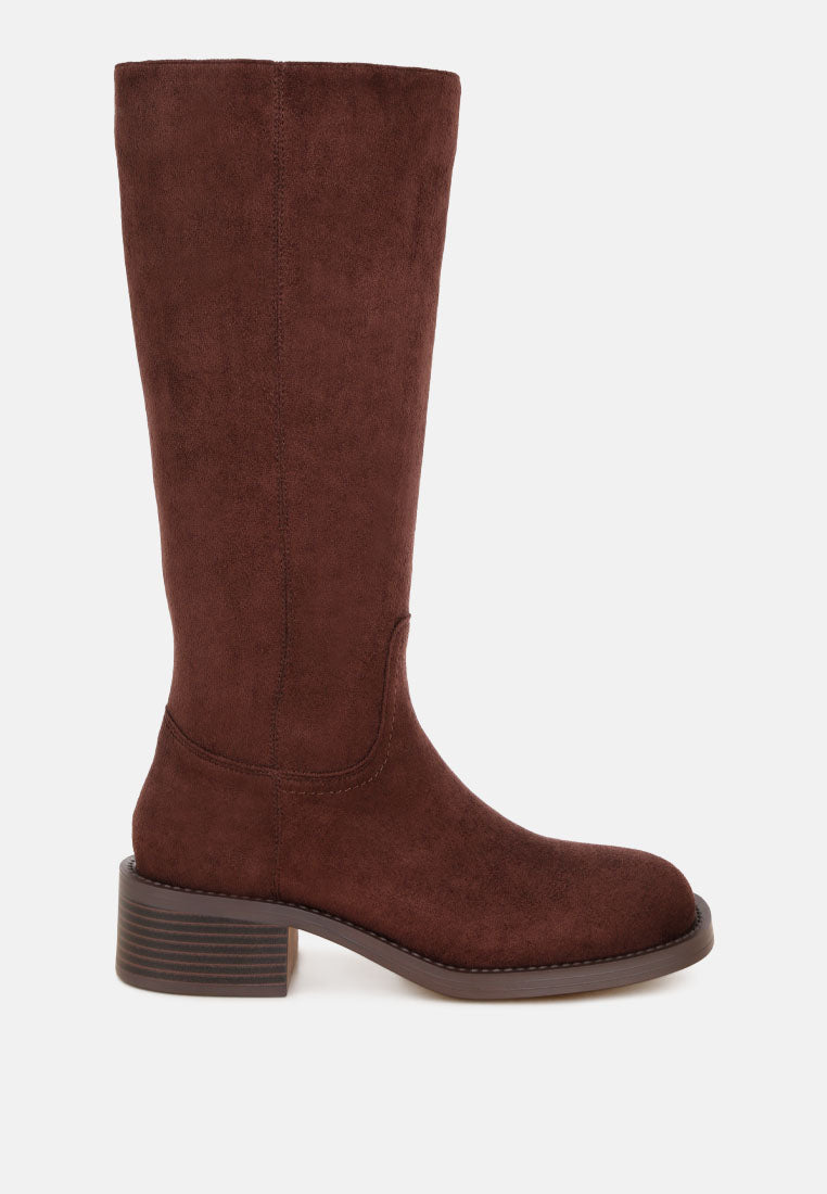 Pinasa Classic Square Toe Calf Boots