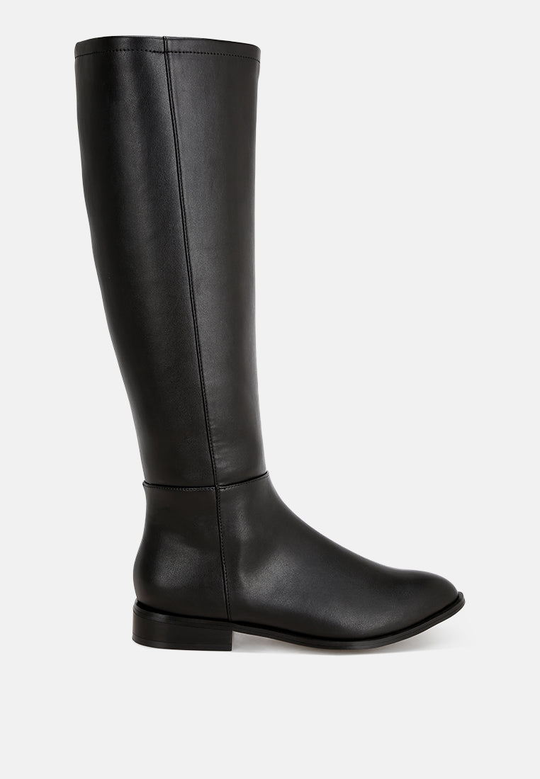 Quartet Low Heel Knee High Boots