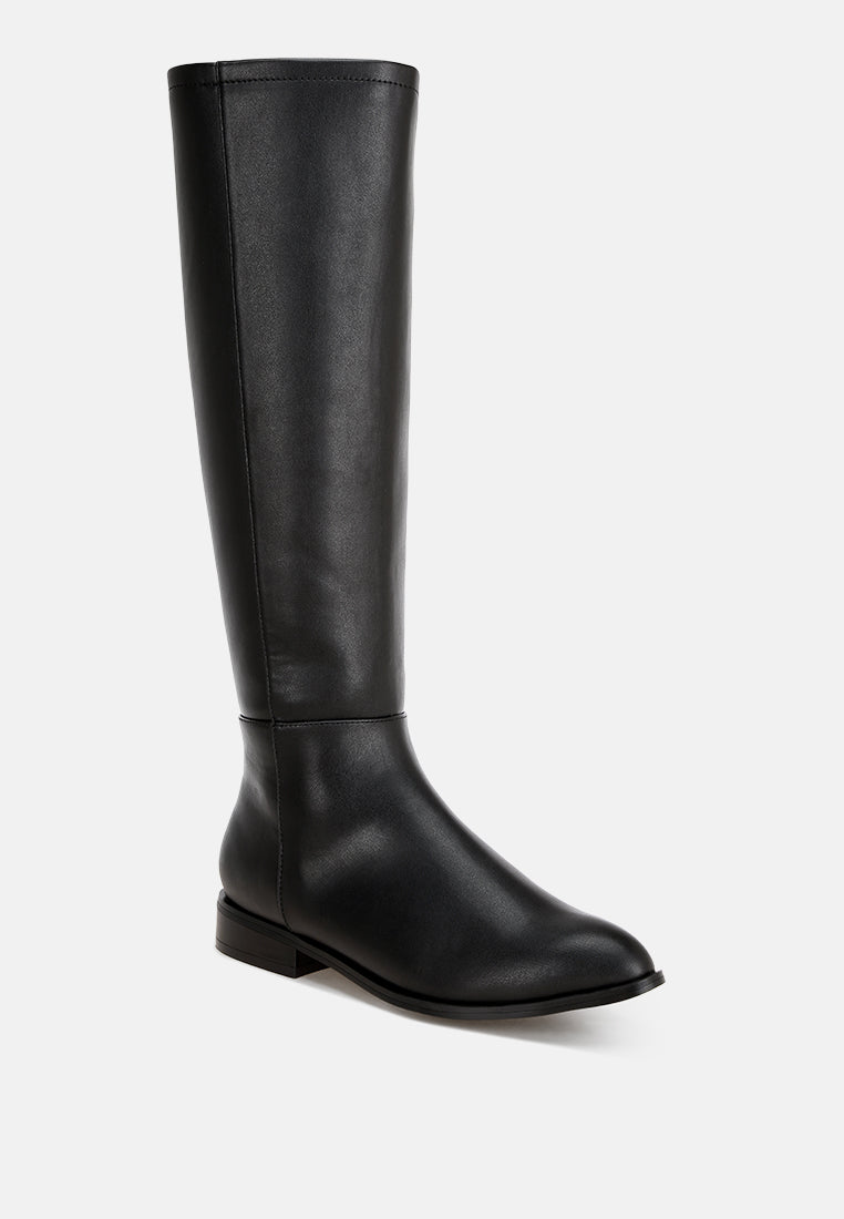 Quartet Low Heel Knee High Boots
