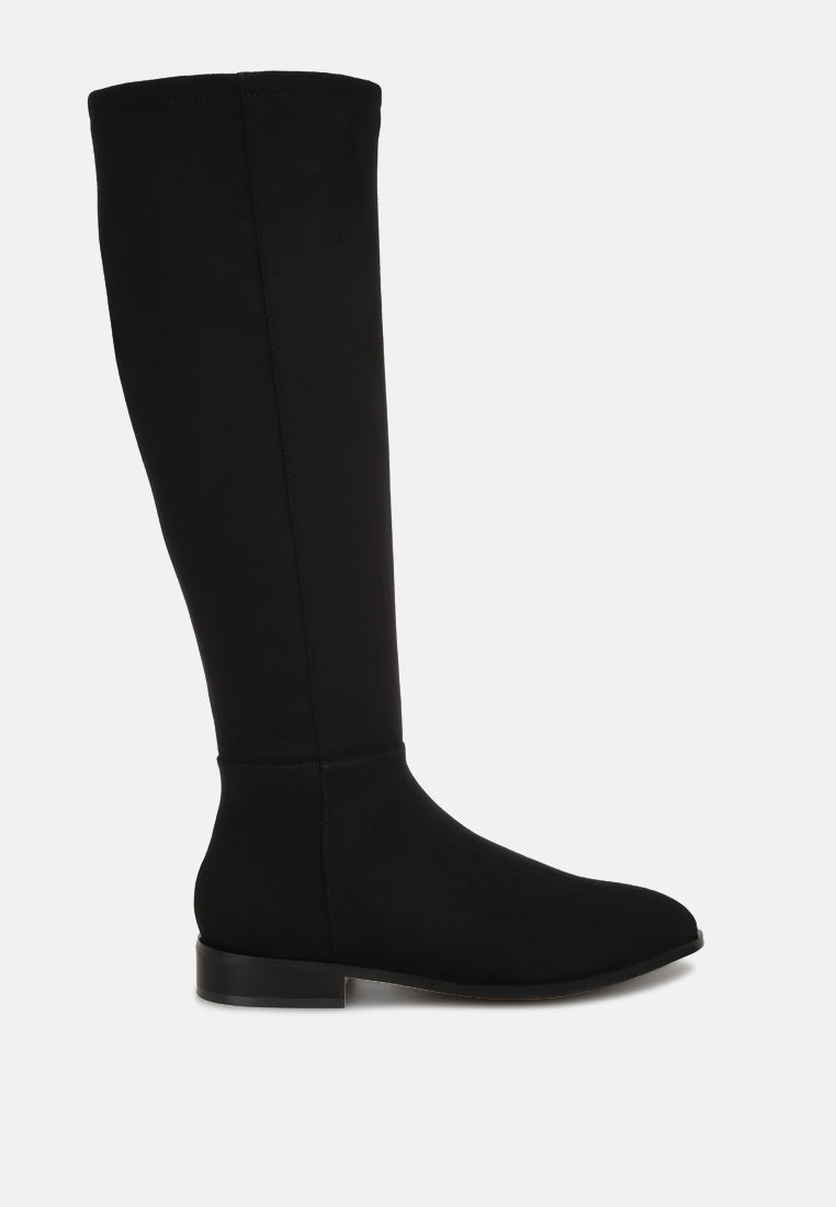 Quartet Low Heel Knee High Boots