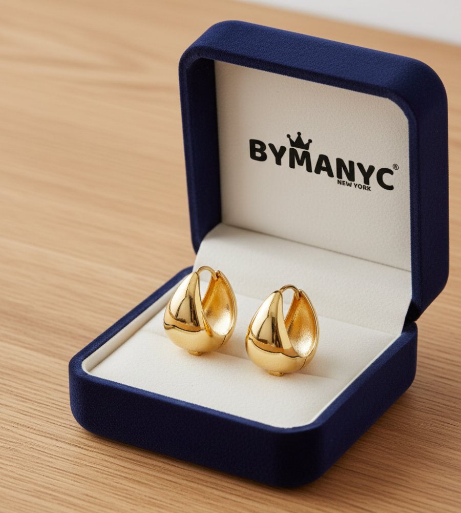 SOHO Sculptural Huggie Hoop Earrings